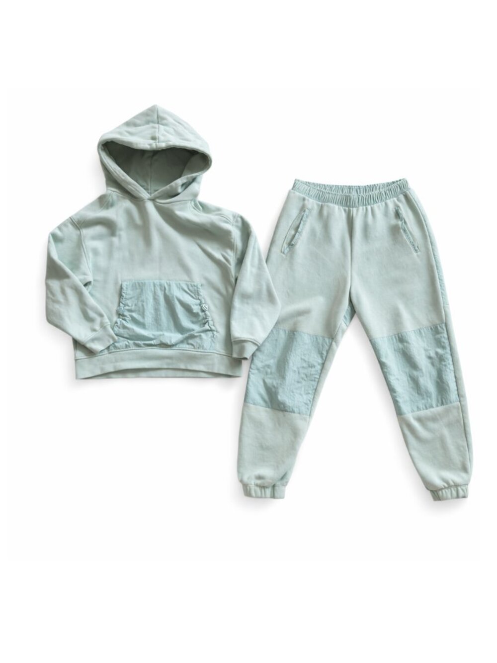 Zara Kids Mint Hoodie & Jogger Set Size S 136/146